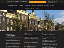 Tablet Screenshot of aannemer-amsterdam.com